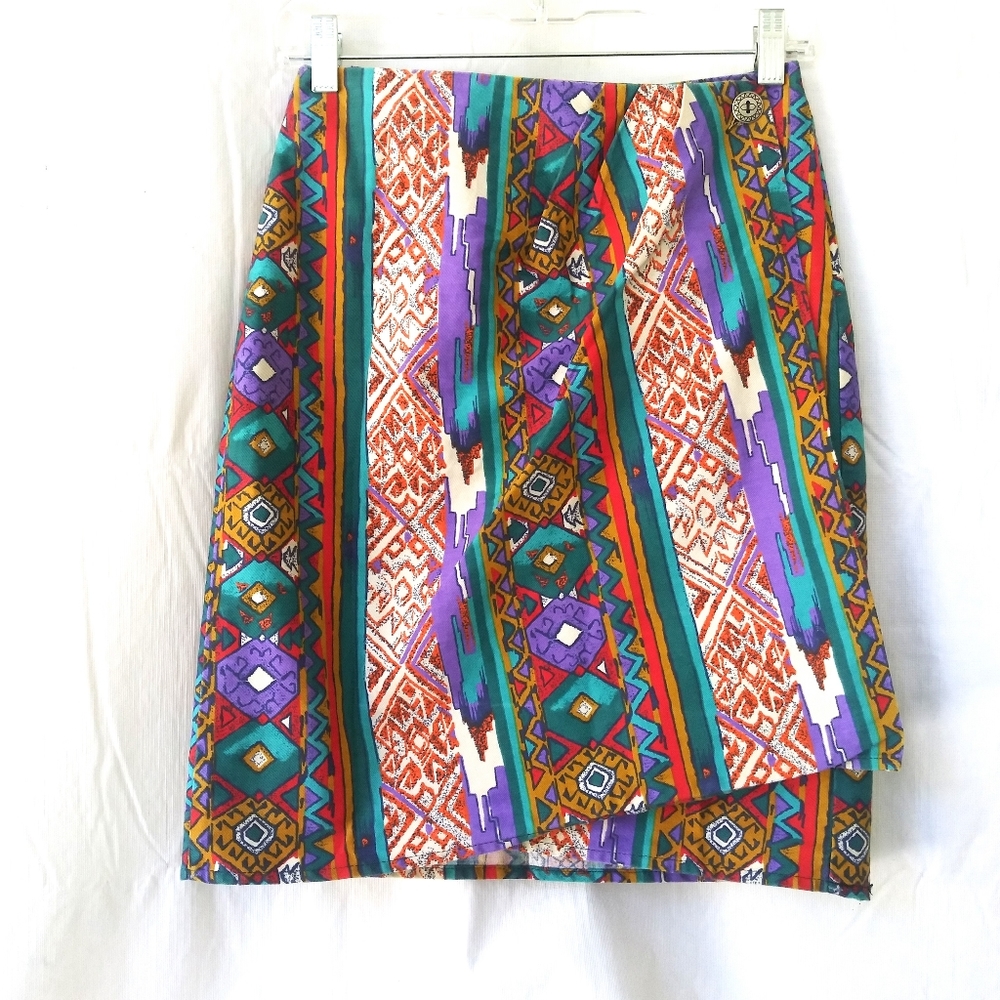 Vintage 90s southwestern print skirt